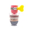 Grifo Especial para Ducha, Regadera Antisalpicaduras de Piedra Maifan, Boquilla de Grifo Retráctil Ahorradora de Agua para Lavabo