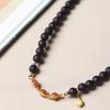 Fragancia Natural Hainan Jiangzhen Qinan Extremadamente Rojo Philippe Triple Cuenta Doble Círculo Pulsera de Cuerda para Hombre y Mujer Serie Mori