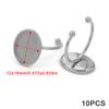 Soporte de anillo pulido de color acero inoxidable que retiene el color DIY Anillo Pinto anillo anillo cara del anillo horno oro incrustado perla soporte de anillo de apertura accesorios