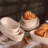Cesta de Fermentación de Pan de Ratán Redonda Ovalada Herramientas de Fermentación de Masa Cesta de Fermentación de Ratán Indonesio Traje de Horneado