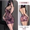Lingerie Sexy com Alças de Renda, Roupa de Dormir Sedutora, que Abraça o Quadril, Transparente, Uniforme de Dormir Sem Tirar 1235