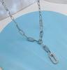 Collar de Perlas y Mariposas de Doble Capa de Accesorios Nicho Versátil Letras Joyería de Alta Gama Amor Colgante que no se Desvanece Venta al por Mayor