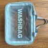 Bolsa de higiene pessoal de PVC Bolsa de cosméticos portátil à prova d'água Grande capacidade Transparente Armazenamento de viagem Bolsa de armazenamento portátil