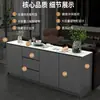 Gabinete Moderno Minimalista para Respaldo de Sofá, Gabinete de Almacenamiento Divisor para Sala de Estar, Aparador de Pizarra de Lujo Ligero, Gabinete de Té de Pared para el Hogar
