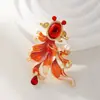 Nuevo broche de aleación para mujer, moderno y de alta gama, pin de lujo nicho para abrigos y trajes, simple y elegante, broche versátil