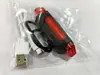 Nueva Luz de Bicicleta Recargable por USB Mosca Muerta Plegable Luz Roja Trasera Luz de Advertencia Accesorios de Ciclismo