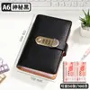 Libro de Contabilidad con Contraseña Patrón de Cocodrilo Douyin Candado con Contraseña Libro de Colección de Billetes Pinza para Billetes Clip para Dinero en Efectivo