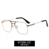 91326 nuevo marco para gafas anti luz azul miopía se puede equipar con el número de gafas de montura cuadrada para hombre de fábrica en stock