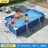 Piscina de Estructura Bestway para Uso en Casa, Piscina Inflable sin Bomba para Niños, Estanque Plegable Familiar de Peces, Piscina de Estructura para Exteriores