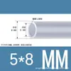 Tubo de Silicona Gris, Resistente a Altas Temperaturas, Ecológico, Sin Olor, Manguera de Goma de Silicona Doméstica Elástica para Agua, Manguera de Silicona