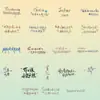 Adesivos de transferência de letras manuscritas de Xue Zhiqian, Mercadorias do show "King of Beasts" de Xue Zhiqian, Acessórios decorativos DIY