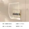 Lâmpada de cabeceira moderna minimalista para quarto de hotel, lâmpada para corredor de sala de estar, lâmpada de parede acrílica para parede de fundo de sofá de TV