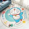 Doraemon Cachemira Imitación Alfombra Redonda para el Hogar Sala de Estar Sofá Mesa de Centro Alfombra Dormitorio Cabecera Cubierta Área Grande