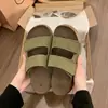 Chanclas de velcro con plataforma gruesa para mujer, sandalias abiertas de verano con suela blanda, chanclas casuales cómodas para la playa