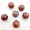 Atacado cristal de ágata natural 20mm esfera não porosa diy esfera de pedra não porosa acessórios para joias acessórios
