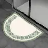 Alfombrilla de suelo absorbente de 3.5 mm antideslizante para baño de interior de alta gama, alfombrilla para pies de estilo chino de secado rápido anticaída