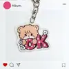 Chaveiro Mikko Transfronteiriço Novo Desenho Animado Anime Fofo Chaveiro de Acrílico Animal Chave Mochila Escolar Menina