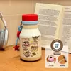 Nova caneca térmica de aço inoxidável 316, apresentando um design criativo e artístico, perfeita para estudantes, com um estilo de caneca de leite portátil e fofo, adorável