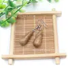 Venta al por mayor de fábrica aretes largos de cristal natural forma de gota de agua amatista Ojo de Tigre Joyería con gancho para la oreja aretes redondos de gota de agua DIY