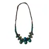 Collar Bohemio de Cerámica con Cuentas de Colores Estilo Étnico Retro Trenzado Moda de Nicho Estilo Étnico Cerámica con Cuentas