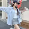 Nueva Camisa Blanca de Protección Solar Luna Blanca, Camisa de Lino, Ropa para Mujeres para el Trabajo, Estilo Holgado y Relajado Protección Solar