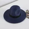 Chapéus Masculinos de Exportação da Moda Personalizados com Gravatas Borboleta, Chapéus de Palha de Verão para Proteção Solar na Praia, Chapéus de Sol para Viagem