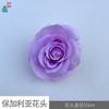 Cabeza de flor búlgara, rosa retro americana, fondo para decoración al aire libre, flores artificiales, conjunto de centro comercial, flor falsa