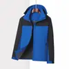 Chaqueta de Trabajo Impermeable a Prueba de Viento para Exteriores Personalizada Tres en Uno con Logo Impreso Bordado de Bloques de Color de Alta Calidad