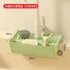 Cesta de Almacenamiento para Fregadero con Ventosa Baño Cocina Estante Universal de Almacenamiento Encimera de Fregadero Paño Esponja Estropajo Estante de Almacenamiento con Drenaje