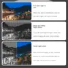 Câmera externa com graffiti WIFI monitor doméstico celular remoto energia solar sem ângulo morto rotativa HD visão noturna