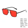 Gafas de sol de aleación de zinc de una sola viga Estilo de Oriente Medio, Europeo y Americano Montura cuadrada Gafas de sol polarizadas Gafas de sol para protección solar al aire libre Moda para hombre Conducción
