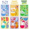 Gran Venta 6 Hojas/Paquete Pegatinas de Conejo y Huevo de Pascua de Dibujos Animados Pascua Huevo de Pascua Conejo Niños Rompecabezas DIY