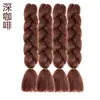 Peluca trenza sucia Hip Hop Color Africano Cabello trenzado alta temperatura peluca trenza sucia chica anime banda para el pelo degradado Cabello Seda