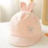 Gorro de bebé primavera y otoño fino para recién nacido gorra con visera a prueba de sol estilo coreano lindo sombrero a prueba de sol para niños y niñas Verano
