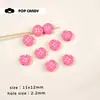 Cuentas de Corazón de Manzana Bolso de Cuentas Colgante Hecho a Mano DIY Pulsera Hecha a Mano Collar Pendientes Accesorios de Joyería