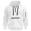 Sudadera deportiva con capucha para hombre, de corte holgado, para otoño e invierno, novedad transfronteriza, chaqueta casual de manga larga con bolsillos
