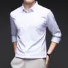 Novedad Temporada Otoño-Invierno 2024 Vestido para Padre de Suegro Feliz de Mitad de Año Vestido de Boda Camisa de Manga Larga para Hombre