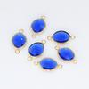 Pendientes de aleación con doble agujero para colgar en la parte inferior, con doble agujero, para joyería, accesorios para colgar, joyería artesanal, material de 10 x 14 mm