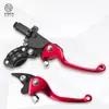 Piezas de Modificación para Motocicleta Todoterreno Manija de Freno Plegable Anti-Caída Universal Asv Manija de Embrague CNC Palanca de Freno en Forma de Cuerno