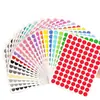 Pegatinas de Puntos de Colores, Etiquetas Autoadhesivas, Papel de Impresión A4, Marcadores de Clasificación de Archivos de Material de Almacén, Etiquetas de Puntos