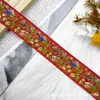 Cinta bordada de estilo étnico con flores y pájaros anchos, encaje para ropa étnica Miao y Yi, accesorio de adorno para disfraz de actuación de minorías étnicas