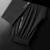 Fabricante de origen Pantalones de seda de hielo Pantalones casuales para hombre Transpirables Holgados Talla grande Pantalones para hombre Ultradelgados Pantalones deportivos Verano Delgados
