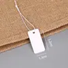 Etiqueta de Precio con Cordón Elástico en Blanco Material de Etiqueta Tarjeta Colgante Joyería Cordón para Joyería Etiqueta de Precio para Joyería