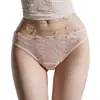 DZ Guiruo Lencería Sexy - Cintura de Paneles de Cadena de Lujo, Calientes Calzones de Encaje Transparentes Calados para Mujer 7483