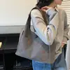 Bolsa de Hombro Retro con Letras para Campus 2025 Transfronteriza para Mujer de Gran Capacidad Bolsa Casual Versátil para Niña