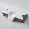 Almohada de Espuma Viscoelástica Enrollada con Forma de Mariposa para Dormir de Lado, Almohada de Espuma Viscoelástica de Rebote Lento con Forma de Cuerno, Núcleo de Almohada para Protección de Vértebras Cervicales al por Mayor