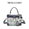 Design de Nicho Transfronteiriço Nova Bolsa Feminina Primavera e Verão Moda Personalidade Caixa Versátil para o Dia a Dia Portátil Ombro Transversal