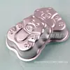 Molde para Pastel de Oso Molde Pequeño para Pastel de Dibujos Animados Utensilios para Hornear Molde de Aluminio Anodizado Molde de Oso para Pudín y Gelatina