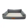 Cama para perro y gato de gamuza desmontable y lavable resistente al desgarro, kennel universal para dormir, kennel engrosado con aislamiento para invierno, nido para gato
