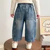 Pantalones para Niña Otoño 2026 Nueva Moda Jeans Infantiles Pantalones Casuales Otoño Pantalones Largos para Bebé Niña Primavera y Otoño